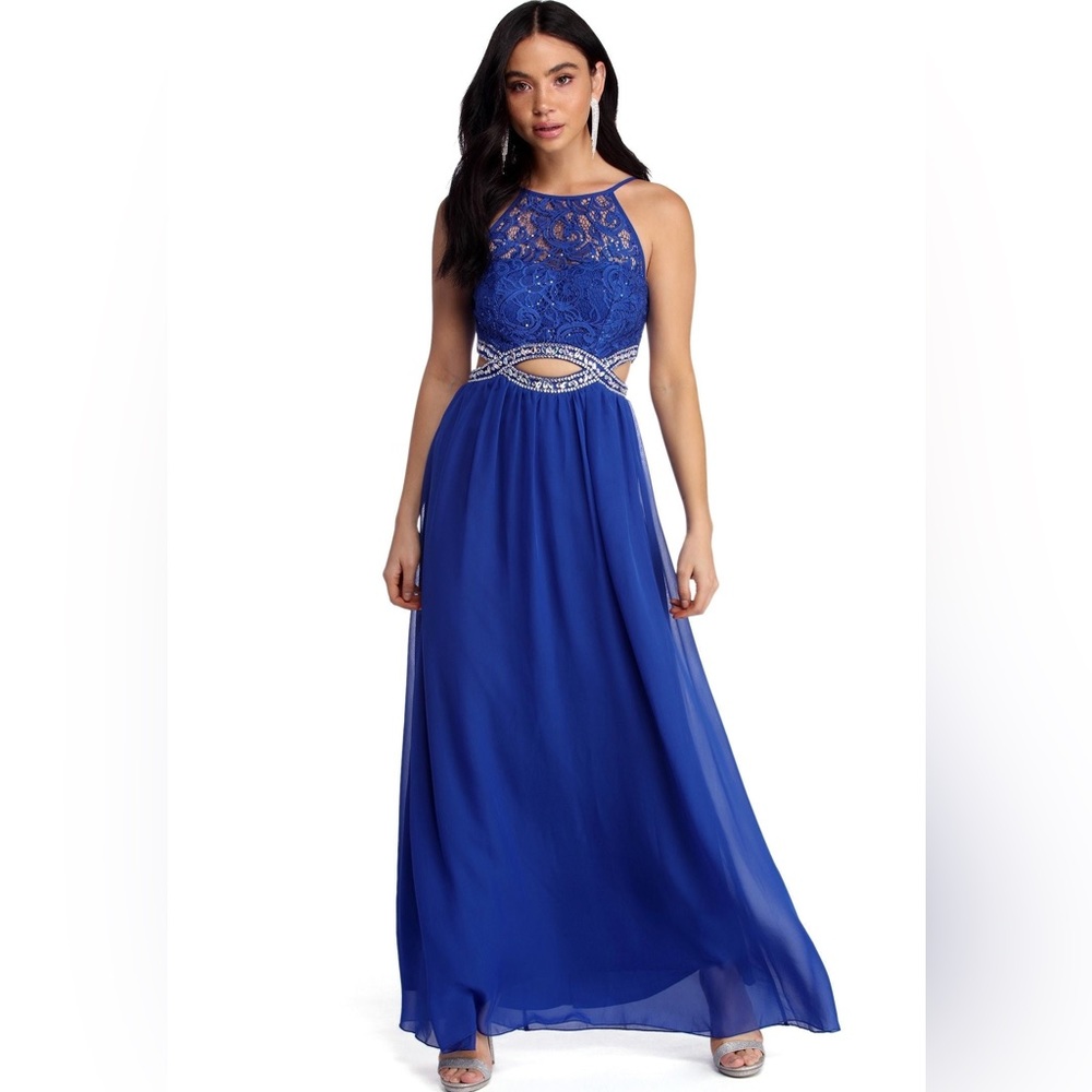 WINDSOR Royal Blue Dress Size 1